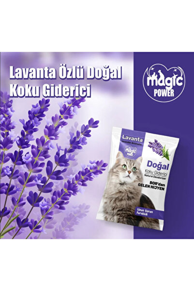 AquaHome Magic Power Doğal Koku Giderici - Lavanta Aromalı 25gr