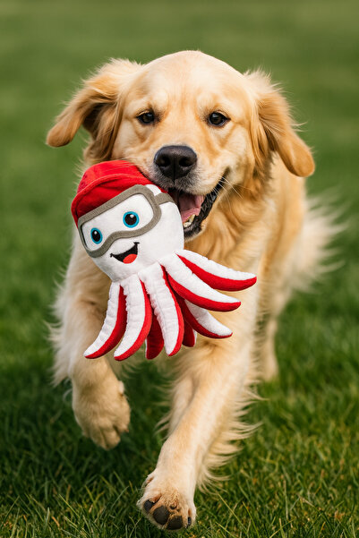 mastercat Octopus Soft Plush Dog Toy (25cm)