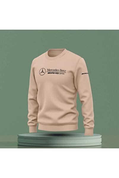 Bulvar Lee Crew Neck m'Ercedes B'Enz Printed Men's Tracksuit Set / Car