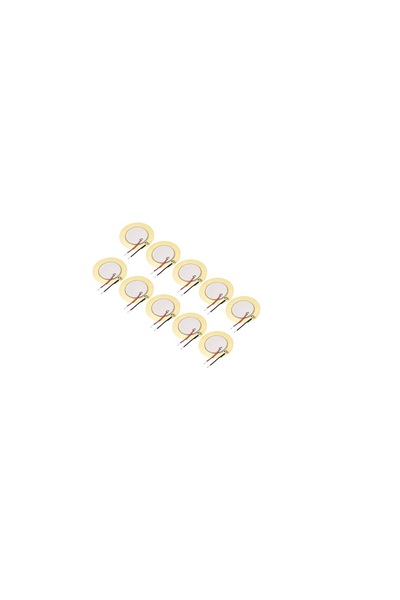 Daier 10 PCS 35 mm Piezo Elements Buzzer Sounder Sensor Trigger Drum Disc