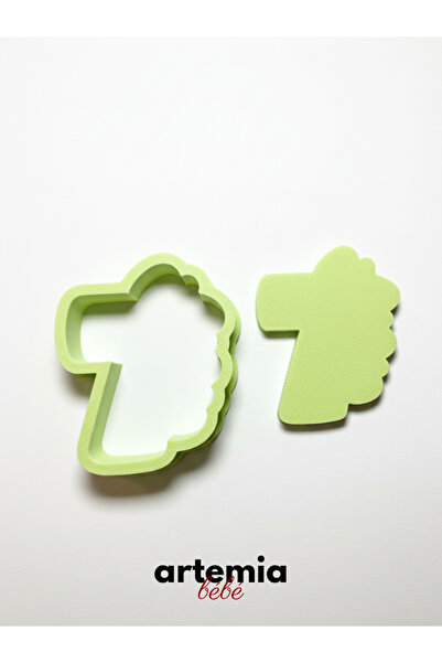 Artemia Home Cookie Mold 7 | Dinosaur Themed 7 Number Shaped Cutter
