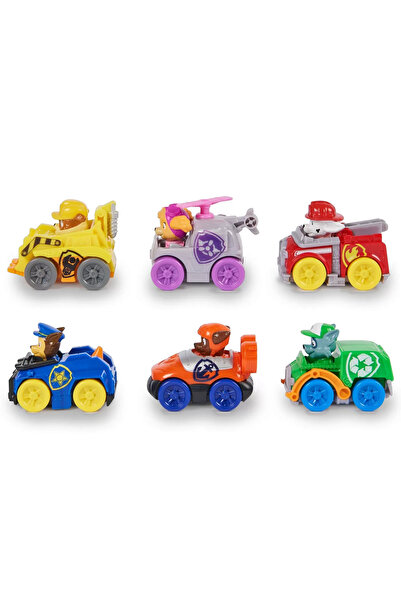 PATRULA CATELUSILOR PAW Patrol Pup Squad Racers Gift Pack 6 Basic Vehicles