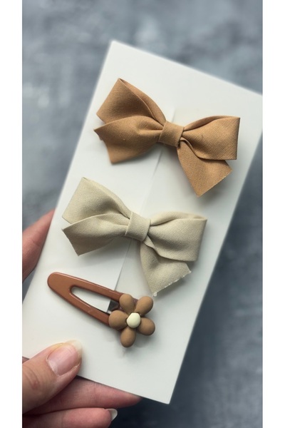 Toka Perisi Soft Tones 3-Piece Clip and Snap Buckle Set (3 cm Metal Clip Buckle)