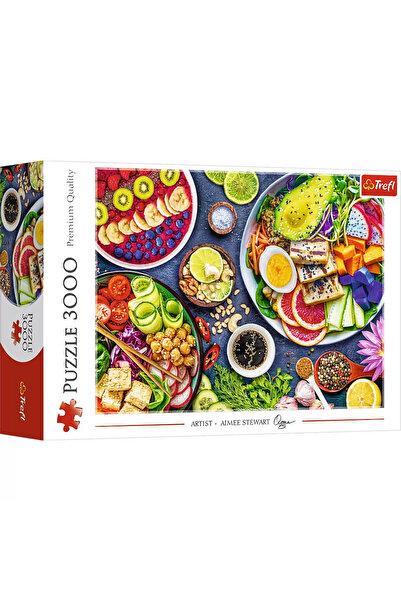 Trefl Παζλ Trefl 3000 τεμαχίων - Buddha Bowl