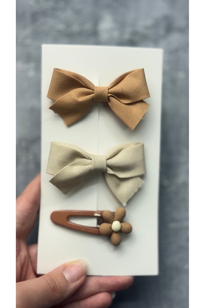 Toka Perisi Soft Tones 3-Piece Clip and Snap Buckle Set (3 cm Metal Clip Buckle)