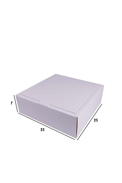 Generic 12 قطعة من علب ورقية بغطاء اللون أبيض