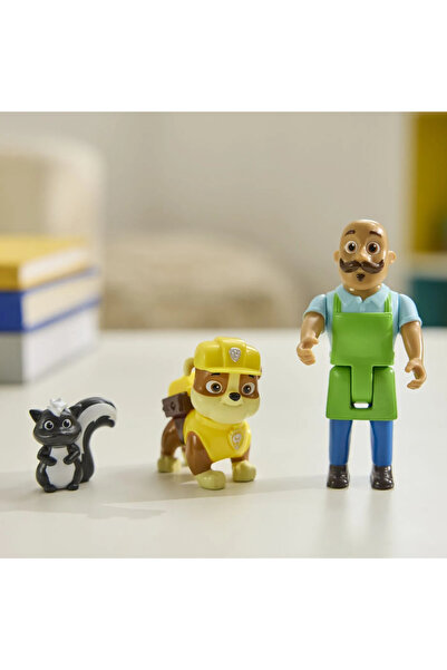 PAW PATROL Set of 3 Figures Rubble and Mr. Porter