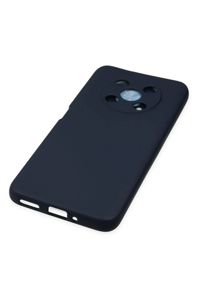 HarmonyAura Huawei Nova Y90 Case Nano Velvet Silicone Inside - Navy Blue