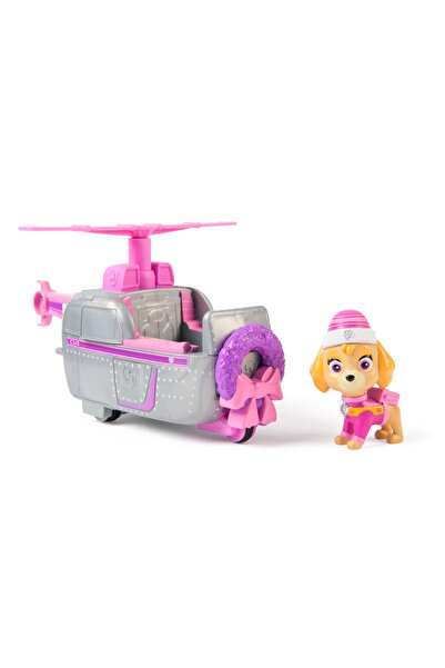 PAW PATROL Vehicle and Skye Figure with Christmas Accessories