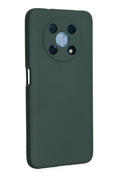 HarmonyAura Huawei Nova Y90 Case Nano Velvet Silicone Inside - Dark Green