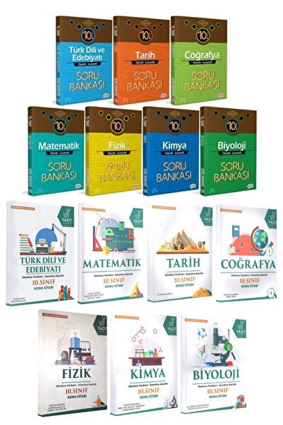 Editör Yayınevi 10. Sınıf Edebiyat+Matematik+Tarih+Coğrafya+Fizik+Kimya+Biyol...