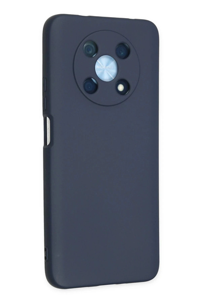 HarmonyAura Huawei Nova Y90 Case Nano Velvet Silicone Inside - Navy Blue
