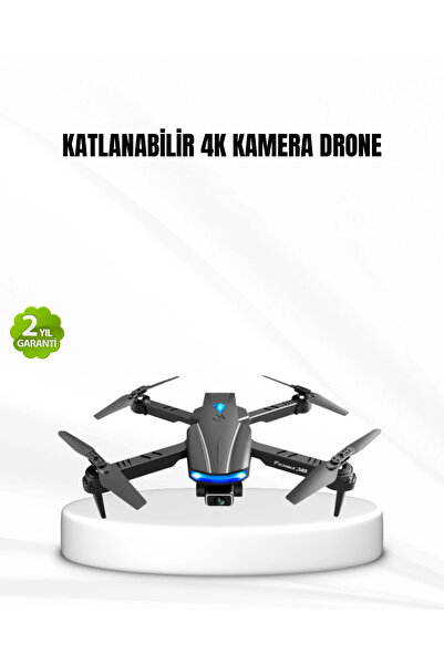 Bucuks BFS Wi-Fi Bağlantılı 4K Drone Katlanabilir ve 360° Takla Özellikli