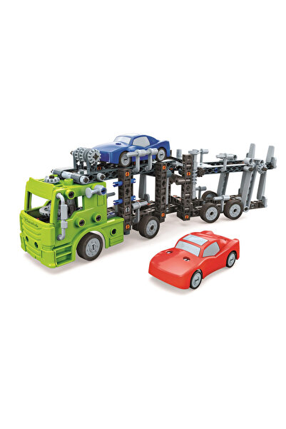 CARS Vehicle Mechanics Car Transporter 10 in 1 Construction Set Clementoni