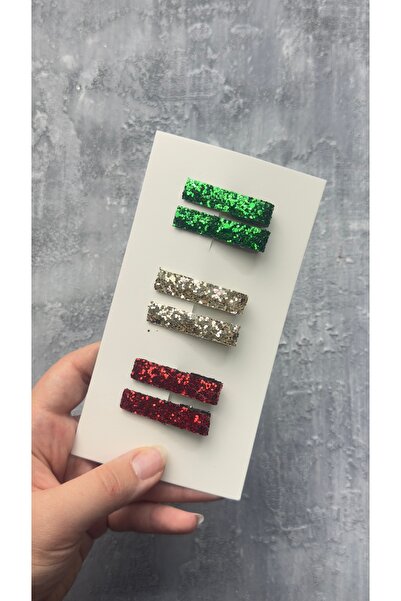 Toka Perisi Cataramă metalică cu sclipici, 6 bucăți, 5 cm, strălucitoare, ele...