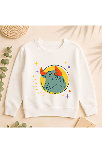 SVART WEAR Sweatshirt Daily cu imprimare pe partea din față 100% bumbac Fancy...