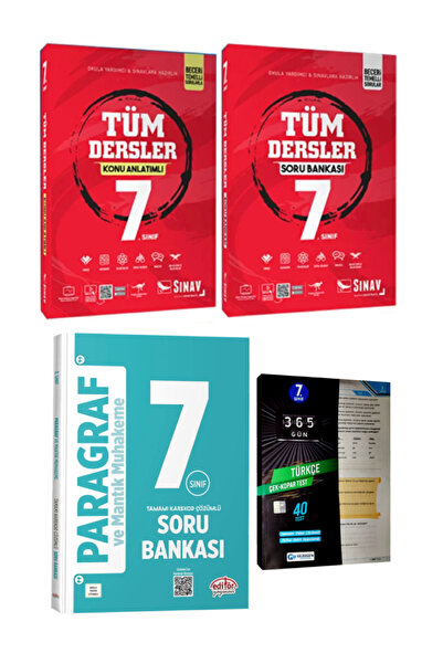 Editör Yayınevi 7. Sınıf Paragraf Soru Bankası+Sınav Yayınları Konu Anlatımlı...