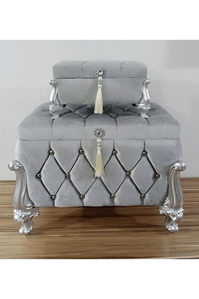 Sandık Dünyası Bridal Chest, Groom's Engagement Chest, Dowry Bag, Dowry Chest, 2-Piece Set 1410
