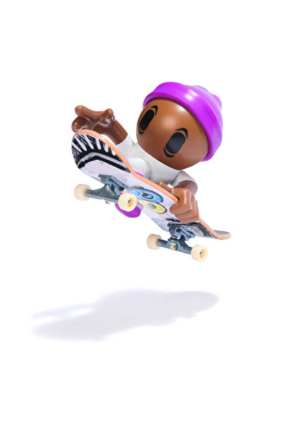 Tech Deck SK8 Crew Pack - Board and Figure 9.6 cm, Purple Cap