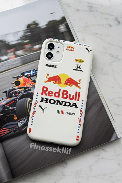Multitronic iPhone 11 Uyumlu Redbull Tasarım Baskılı Beyaz Lansman Kılıf