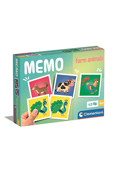 Animals Animale Farm Joc de memorie Clementoni cu 48 de piese