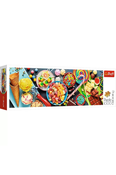 Trefl Trefl Панорамен пъзел "Сладка наслада", 1000 части