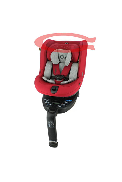 Nado O3 Car Seat, 40-105 cm, Red