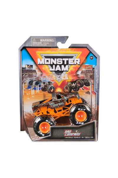 Monster Jam МЕТАЛНА КОЛА BAD COMPANY В МАЩАБ 1 ДО 64