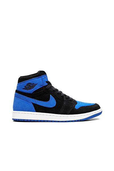 JORDAN Pantofi Sport Air 1 High Reimagined Royal Blue negru albastru Barbati ...
