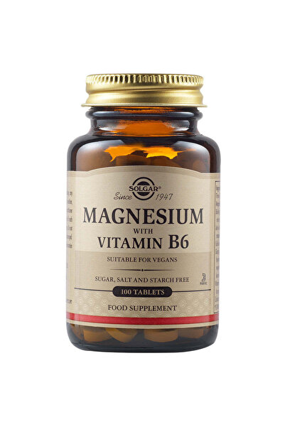Solgar Magneziu cu Vitamina B6, 100 tablete