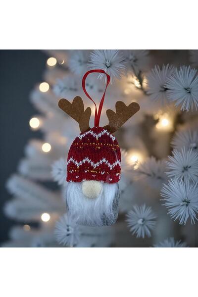 madamina Ornament pentru copac Gnome, Ornament decorativ pentru brad de Crăci...