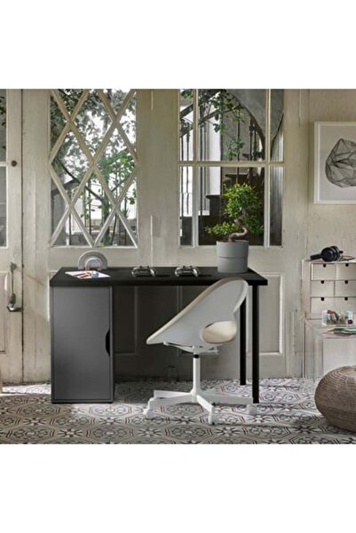 IKEA ALEX Drawer unit, black-blue, 36 x 70 cm