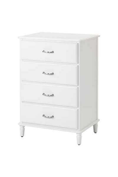 IKEA HEMNES Chest of 2 drawers, grey stained, 54 x 66 cm