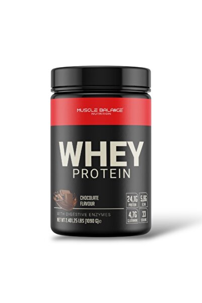MUSCLE BALANCE بروتين مصل اللبن 1090 جرام 33 حصة بنكهة الشوكولاتة
