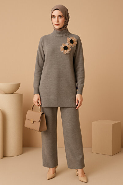 semela Tulle Floral Knitwear Set