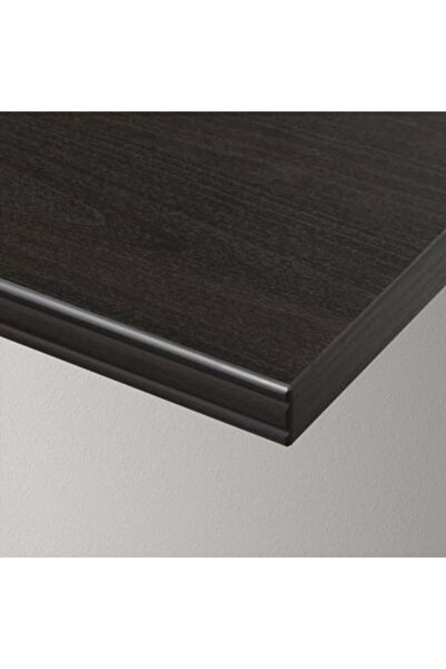 IKEA BERGSHULT Shelf, brown-black, 80 x 30 cm