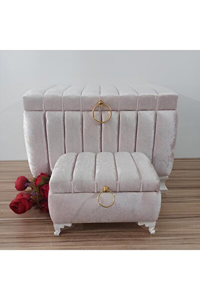 Sandık Dünyası Bridal Chest, Groom's Engagement Chest, Dowry Chest, 2-Piece Set 1406