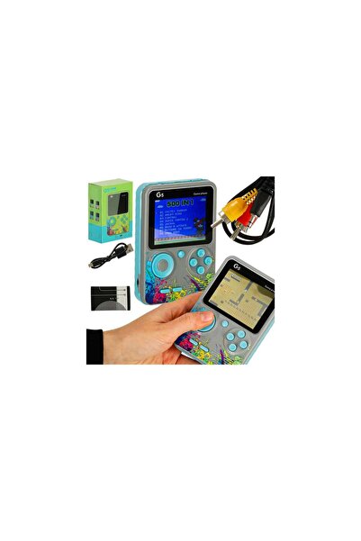 Three top online Consolă de jocuri portabilă mini electronică retro 500 jocuri gri