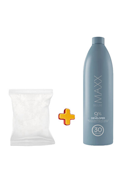MAXX DELUXE 2'li Paket Set BEYAZ Oryal 500 gr + 1000 ml Oksidan 30 Volum1