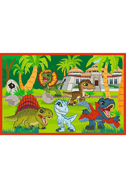 Trefl Puzzle pentru copii Trefl din 2 x 24 piese - Micii dinozauri din Jurassic Park