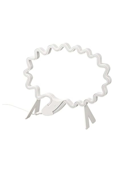 IKEA SPIKEN LED night light, otter-shaped battery-operated/multicolour, 15 cm