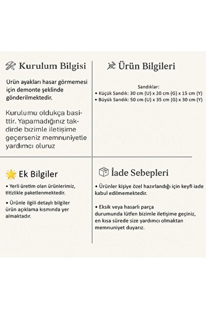 Sandık Dünyası Bridal Chest, Groom's Engagement Chest, Dowry Chest, 2-Piece Set 1406