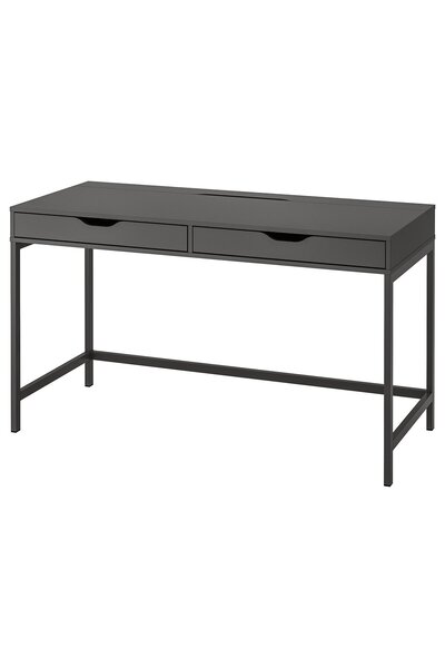 IKEA ALEX Desk, dark grey, 132 x 58 cm