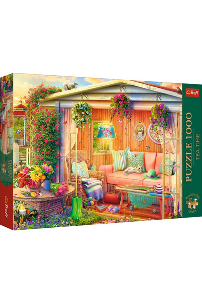 Trefl Trefl Premium Plus Puzzle - Tea Time, My Favorite Place, 1000 pieces