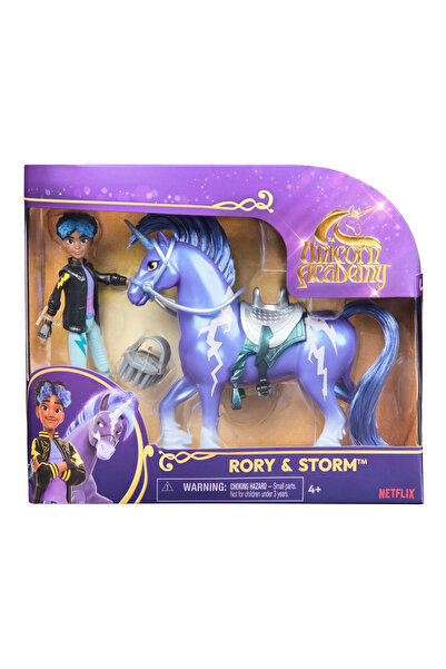 Unicorn Academy PĂPUȘA RORY ȘI UNICORNUL FURTUNĂ CU ACCESORII