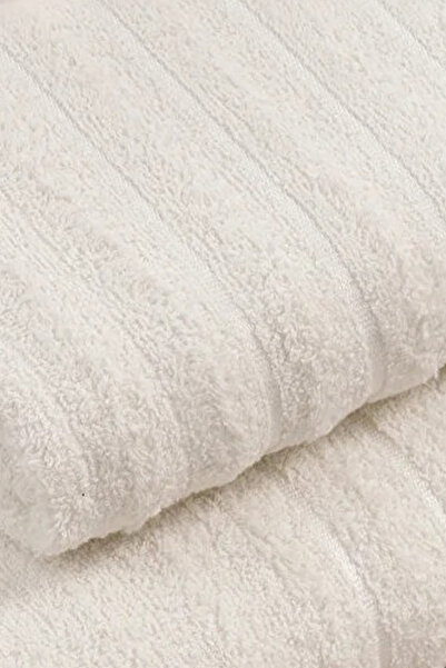 HRN Textile Set of 2 Cotton Wave Bath Towels