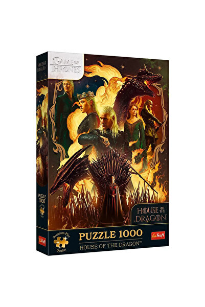 Trefl Пъзел 1000 Premium Plus Игра на тронове Casa Dragonului
