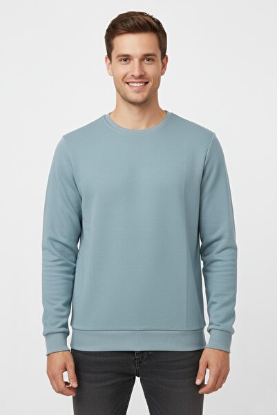 DYNAMO Men's Crew Neck Sweater Honeycomb Knit Classic Pattern 6635 Bgl-St04929