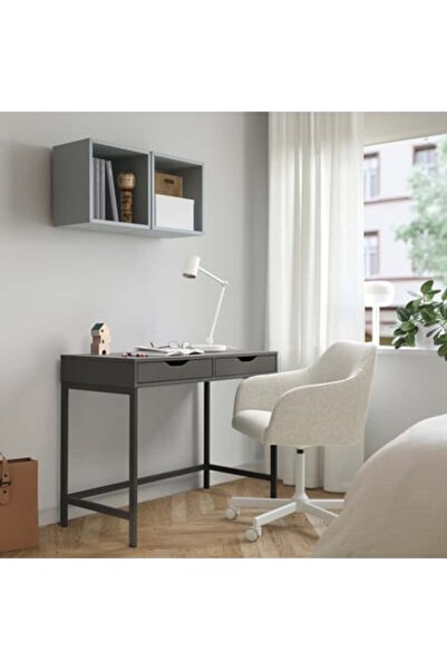 IKEA ALEX Desk, dark grey, 132 x 58 cm