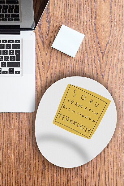 Ormira Konsept لا تطرح أسئلة، لا أعرف مطبوع لوحة ماوس